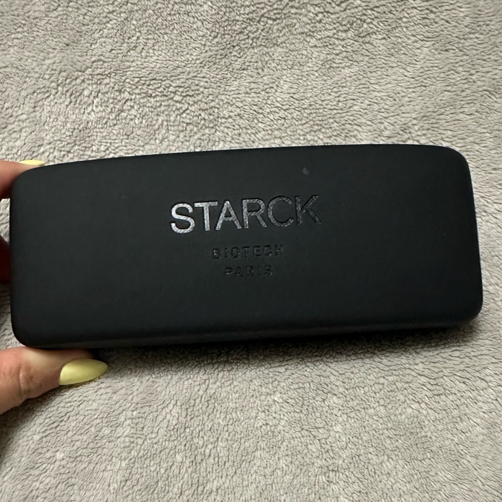 Starck Black Eyeglass Case new